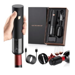 Electric Wine Opener-Wine Gifts-Automatic Wine Opener Rechargeable-Cordless Electric Corkscrew-Wine Bottle Opener