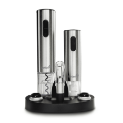 Ivation Wine Gift Set, Includes Stainless Steel Electric Wine Bottle Opener