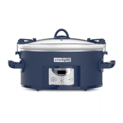 Crock-Pot 7qt One Touch Cook and Carry Slow Cooker - Blue