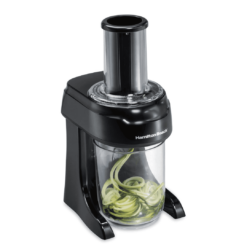 Hamilton Beach 3-in-1 Electric Vegetable Spiralizer & Slicer With 3 Cutting Cones for Veggie Spaghetti