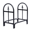 Costway 2 Feet Outdoor Heavy Duty Steel Firewood Storage Holder