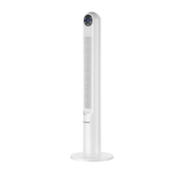 Costway 42 Inch 80 Degree Tower Fan with Smart Display Panel and Remote Control - White