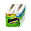 Bounty Quick-Size Paper Towels, White, 16 Family Rolls = 40 Regular Rolls