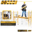 MetalTech I-CISC Jobsite 6 ft. Baker Style Rolling Scaffold Platform, 1100 lbs. Load Capacity, Steel, 6 ft. W x 6.25 ft. H x 2.5 ft. D