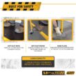 MetalTech I-CISCBPH1 Safeclimb Baker 6.2 ft. L x 6.25 ft. H x 2.5 ft. D Metal Scaffold Platform, 1100lb. Capacity