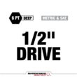 Milwaukee 49-66-6806 SHOCKWAVE Impact-Duty 1/2 in. Drive Metric and SAE Deep Well Impact PACKOUT Socket Set (31-Piece)