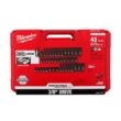 Milwaukee 49-66-7009 SHOCKWAVE 3/8 in. Drive SAE and Metric 6 Point Impact Socket Set (43-Piece)