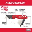 Milwaukee Pliers Kit with Screwdriver Set, 25 ft. Auto Lock Tape Measure, and FASTBACK Utility Knives Hand Tool Set (13-Piece)
