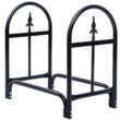 Costway 2 Feet Outdoor Heavy Duty Steel Firewood Storage Holder