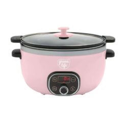 GreenLife 6 Qt. Pink Slow Cooker, Pink