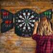Costway Professional Electronic Dartboard Set with LCD Display
