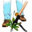 Grampa's Weeder - The Original Stand Up Weed Puller Tool with Long Handle