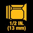DEWALT 20V MAX Cordless Impact Wrench Kit, 1/2" Hog Ring With 4-Mode Speed (DCF900P1)