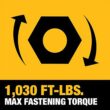 DEWALT 20V MAX Cordless Impact Wrench Kit, 1/2" Hog Ring With 4-Mode Speed (DCF900P1)