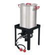 Creole Feast Premium Aluminum Propane 30-Quart 20-lb. cylinder Electronic Ignition Gas Turkey Fryer