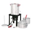 Creole Feast Premium Aluminum Propane 30-Quart 20-lb. cylinder Electronic Ignition Gas Turkey Fryer