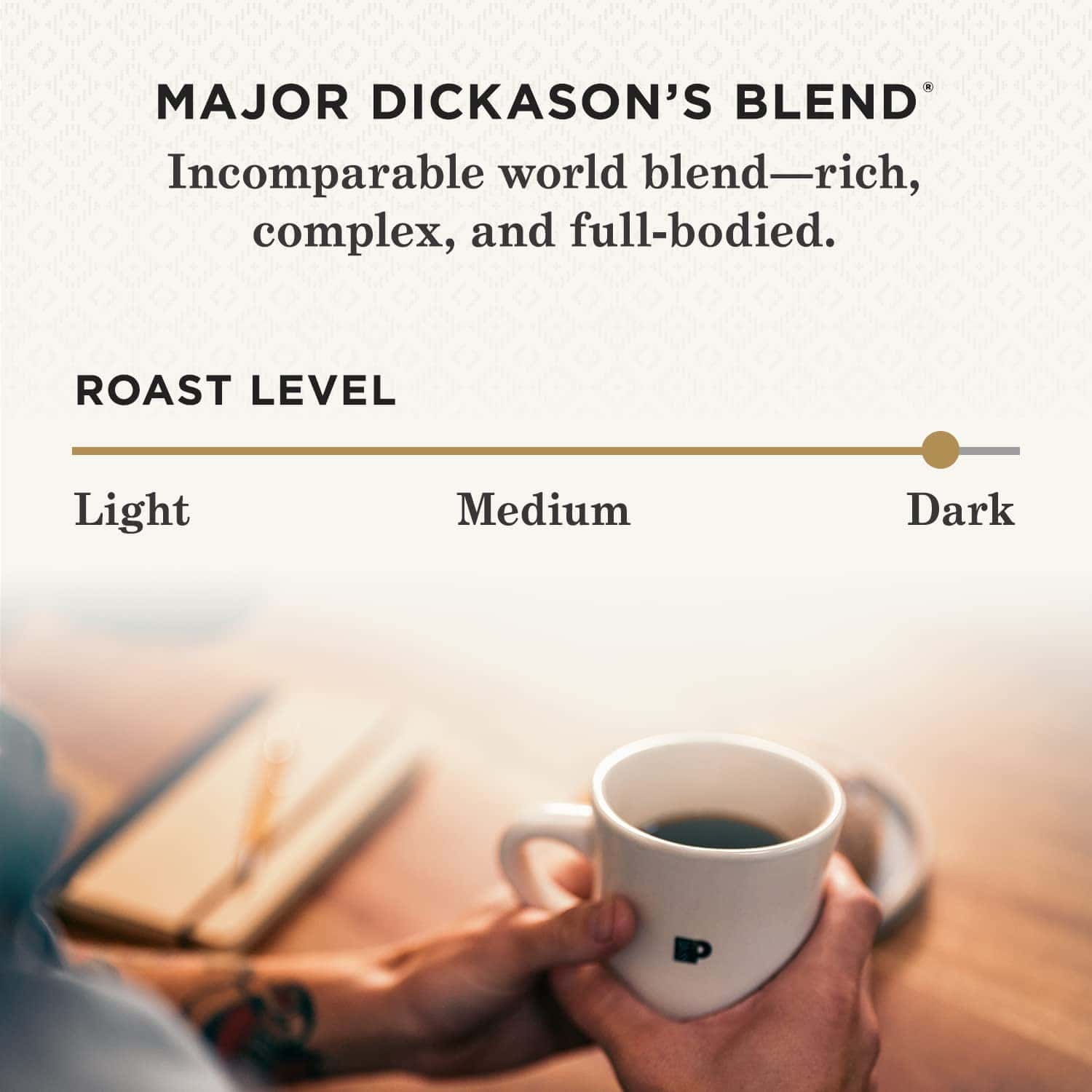 Peet's Coffee, Dark Roast K-Cup Pods for Keurig Brewers - Major Dickason's Blend 88 Count (4 Boxes of 22) Peet's Coffee, Dark Roast K-Cup Pods for Keurig Brewers - Major Dickason's Blend 88 Count (4 Boxes of 22) - Image 8