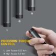 Fanttik E1 Max 3.7V Mini Precision Electric Screwdriver, 50-in-1 Magnetic Bits, 2 Torque Settings, Pop-Up Magnetic Case