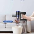 MIBODE Cordless Vacuum Cleaner, Powerful Stick Vacuum with 3 Suction Modes, Max 45Mins Runtime Rechargeable Vacuum