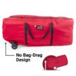 Santa's Bags Rolling Duffle Bag Tree Storage Bag - Big Wheeled 9 Foot Christmas Tree Storage Bag
