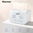 Grownsy Baby Bottle Warmer, 8-in-1 Fast Milk Warmer with Timer Breastmilk or Formula, Fits 2 Bottles Grownsy Baby Bottle Warmer, 8-in-1 Fast Milk Warmer with Timer Breastmilk or Formula, Fits 2 Bottles