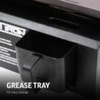 Char-Griller Flat Iron Portable Griddle 1-Burner Liquid Propane Flat Top Grill