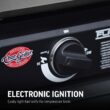 Char-Griller Flat Iron Portable Griddle 1-Burner Liquid Propane Flat Top Grill