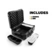 TOUGHBUILT STACKTECH 21-in Black Plastic Lockable Tool Box
