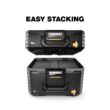 TOUGHBUILT STACKTECH Compact 10.4-in Black Plastic Lockable Tool Box