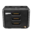 TOUGHBUILT STACKTECH XL 21-in Ball-bearing 3-Drawer Black Plastic Tool Box