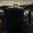 COLETTI Bozeman Camping Coffee Pot – Percolator Coffee Pot for Campfire or Stove Top Coffee Making – 9 CUP