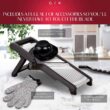 Gramercy Food Slicer With Cut-Resistant Gloves - Mandoline for Vegetables, Potatoes, Cucumbers