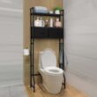 ETELI Over The Toilet Storage Cabinet with Fabric Drawers 3 Tier Bathroom Shelf Over Toilet Space Saving Behind Toilet Bathroom Organizer Black - 7
