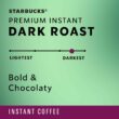 Starbucks Premium Instant Coffee, Dark Roast, Arabica Beans, 3 Pack (3.17 Oz Each)