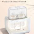 Grownsy Baby Bottle Warmer, 8-in-1 Fast Milk Warmer with Timer Breastmilk or Formula, Fits 2 Bottles Grownsy Baby Bottle Warmer, 8-in-1 Fast Milk Warmer with Timer Breastmilk or Formula, Fits 2 Bottles