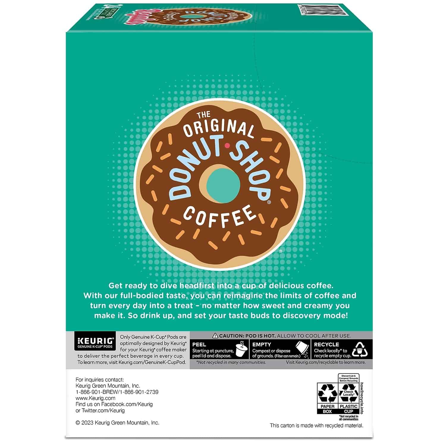 The Original Donut Shop Regular Keurig Single-Serve K-Cup Pods, Medium Roast Coffee, 96 Count (4 Packs of 24) The Original Donut Shop Regular Keurig Single-Serve K-Cup Pods, Medium Roast Coffee, 96 Count (4 Packs of 24) - Image 4