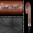 Royal Walk Windproof Large Umbrella for Rain 54 Inch Automatic Open for 2 Persons Wind Resistant Big Golf Umbrellas for Adult Men Women Classic Wooden Handle Fast Drying Strong 16 Ribs Travel 120cm - 2