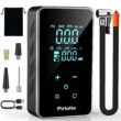 Tire Inflator Portable Air Compressor - Air Pump for Car - 18000mAh Electric Air Compressor (Black)