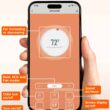 GiveBest Electric Wall Heater with WiFi and Remote Control, Floor or Wall Mounted Heater, Large Room Coverage