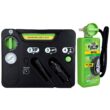 Slime 50122 Flat Tire Puncture Emergency Kit, Includes Sealant and Tire Inflator Pump, 10 Min Fix