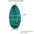 Tiny Tim Totes 83-DT5583 Premium Upright Christmas Tree Canvas Storage Cover Bag | 9 FT | Green, 9 Foot