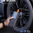 Hafuloky Tire Inflator Portable Air Compressor - 180PSI & 20000mAh Portable Air Pump, Accurate Pressure LCD Display