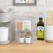 STORi Audrey Stackable Clear Bin Plastic Organizer Drawers, 2 Piece Set, Organize Cosmetics and Beauty Supplies on a Vanity