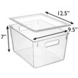 ClearSpace X-Large Plastic Storage Bins With Lids - Perfect for Kitchen, Pantry, Fridge Organization and Storage