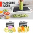 Mueller Pro-Series 10-in-1, 8 Blade Vegetable Chopper, Onion Mincer, Cutter, Dicer, Egg Slicer with Container