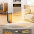 Dreo Space Heaters for Indoor Use, 15 Inch Portable Heater with 70°Oscillation, 1500W Electric Heaters with Remote