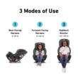 Graco TriRide 3 in 1 Car Seat | 3 Modes of Use from Rear Facing to Highback Booster Car Seat, Clybourne Graco TriRide 3 in 1 Car Seat | 3 Modes of Use from Rear Facing to Highback Booster Car Seat, Clybourne