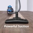 Eureka WhirlWind Bagless Canister Vacuum Cleaner, Lightweight Vac for Carpets and Hard Floors, Blue - 2