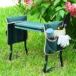 KVR Upgraded Garden Kneeler and Seat with Thicken & Widen Soft Kneeling Pad, Heavy Duty Foldable Gardener Stool