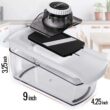 Fullstar Mandoline Slicer for Kitchen, Cheese Grater Vegetable Spiralizer and Veggie Slicer for Cooking & Meal Prep